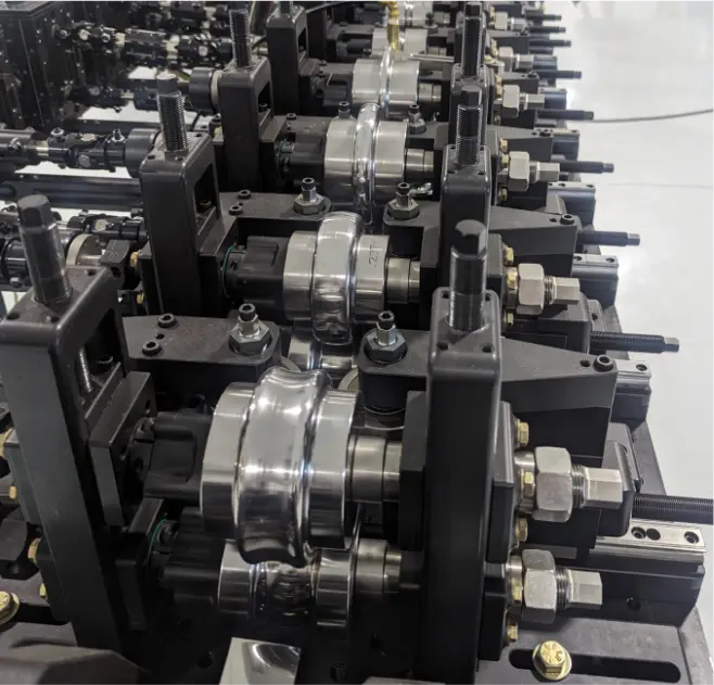 Laser-Stir Welding equipment close-up